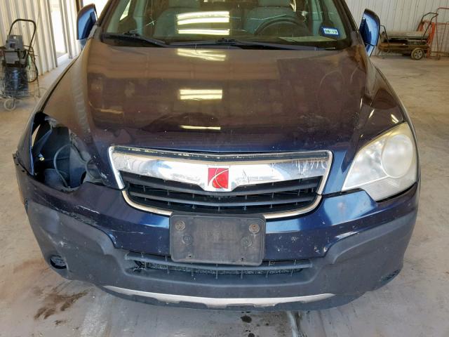 3GSCL33P08S512591 - 2008 SATURN VUE XE BLUE photo 7