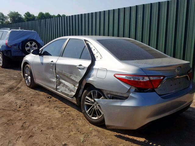 4T1BF1FK6FU027691 - 2015 TOYOTA CAMRY LE SILVER photo 3