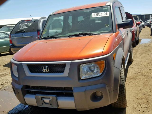 5J6YH28625L012280 - 2005 HONDA ELEMENT EX ORANGE photo 2