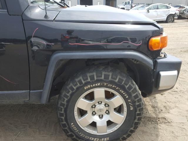 JTEBU11F28K028044 - 2008 TOYOTA FJ CRUISER BLACK photo 9