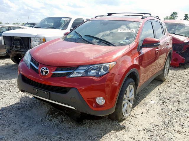 2T3YFREV6FW221603 - 2015 TOYOTA RAV4 LIMIT RED photo 2