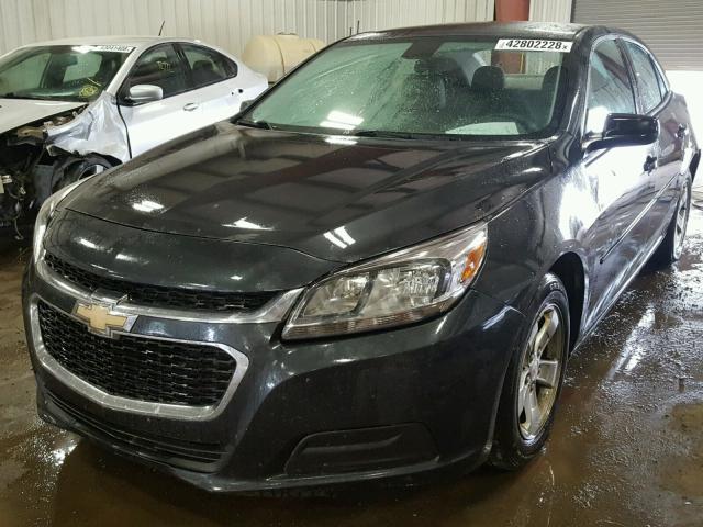 1G11B5SLXEF128665 - 2014 CHEVROLET MALIBU LS BLACK photo 2