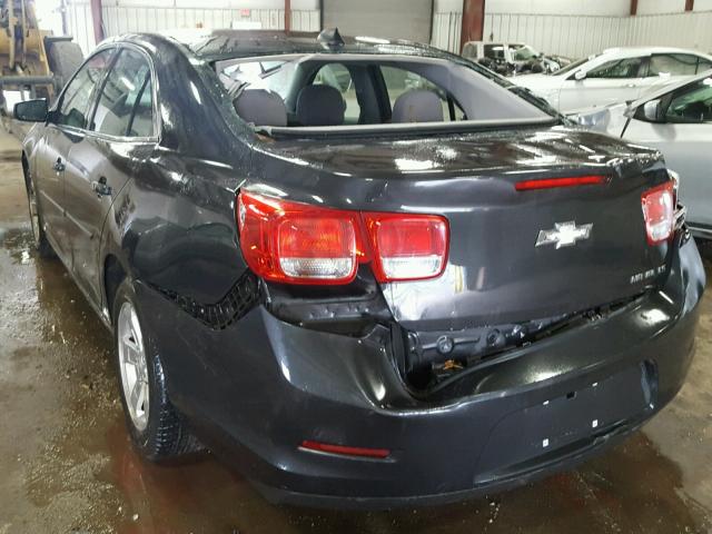 1G11B5SLXEF128665 - 2014 CHEVROLET MALIBU LS BLACK photo 3