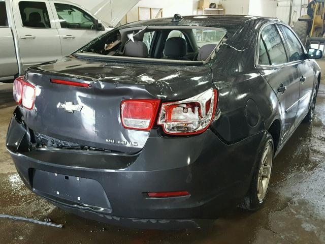 1G11B5SLXEF128665 - 2014 CHEVROLET MALIBU LS BLACK photo 4