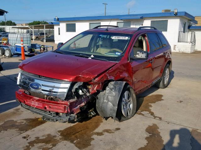 2FMDK36C37BB03657 - 2007 FORD EDGE SE BURGUNDY photo 2