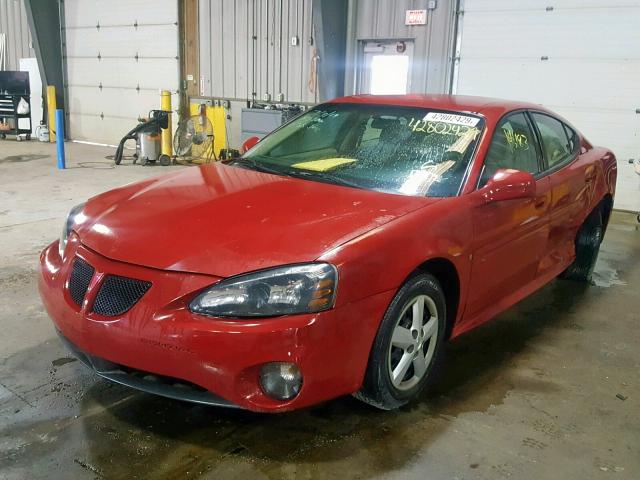 2G2WP552071167152 - 2007 PONTIAC GRAND PRIX RED photo 2