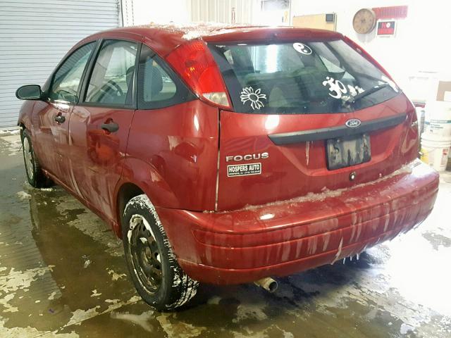 3FAFP37N95R131983 - 2005 FORD FOCUS ZX5 RED photo 3