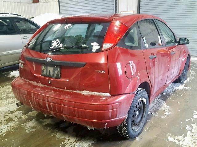 3FAFP37N95R131983 - 2005 FORD FOCUS ZX5 RED photo 4