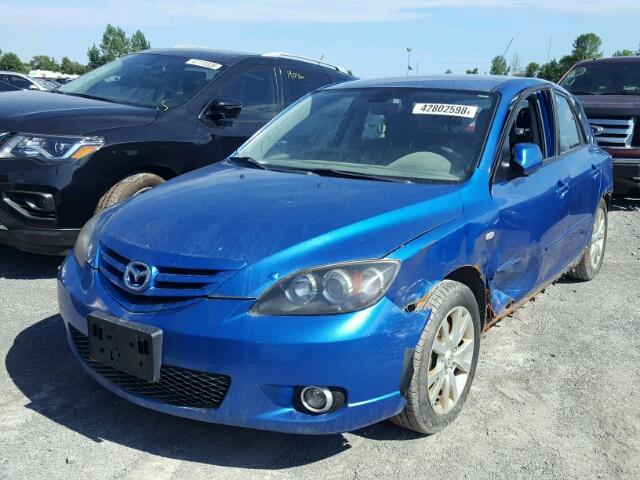 JM1BK143251304946 - 2005 MAZDA 3 HATCHBAC BLUE photo 2