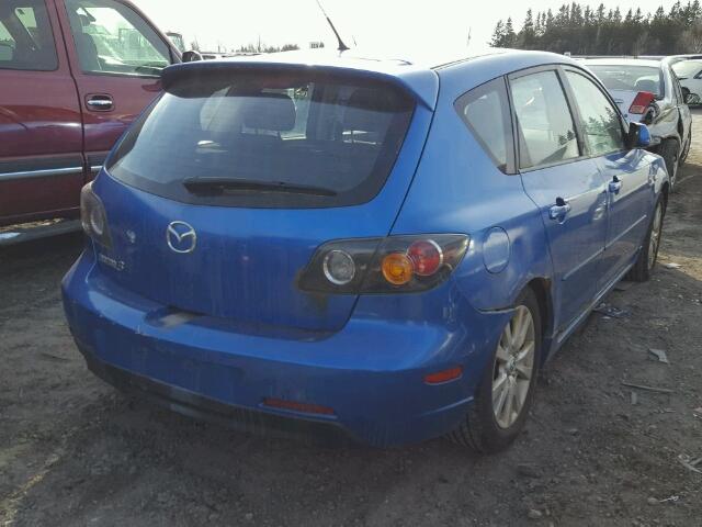 JM1BK143251304946 - 2005 MAZDA 3 HATCHBAC BLUE photo 4