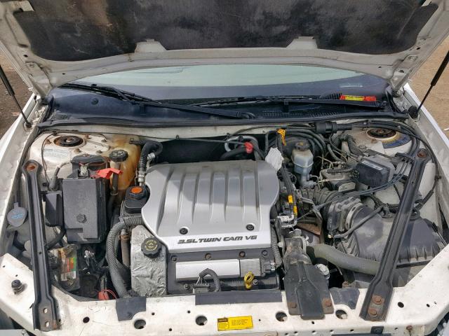 1G3WS52H51F223007 - 2001 OLDSMOBILE INTRIGUE G WHITE photo 7