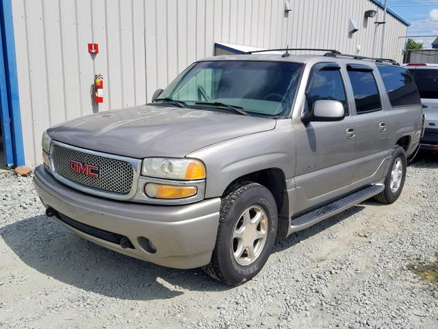 1GKFK66U52J311832 - 2002 GMC DENALI XL TAN photo 2