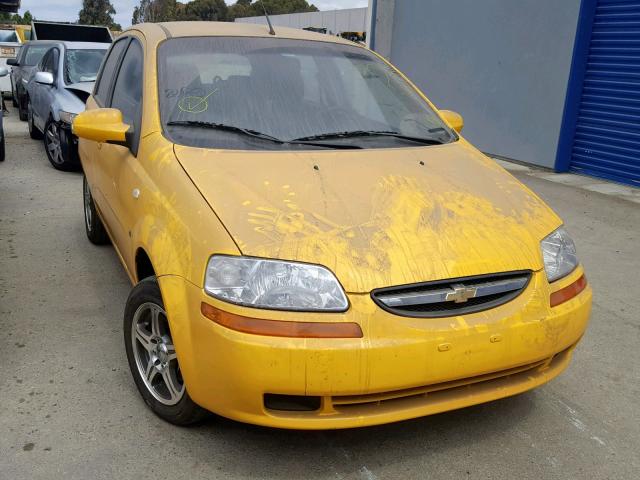 KL1TD66667B761654 - 2007 CHEVROLET AVEO BASE Sarı foto 1