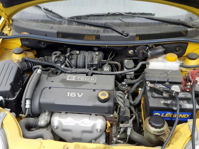 KL1TD66667B761654 - 2007 CHEVROLET AVEO BASE Sarı foto 7