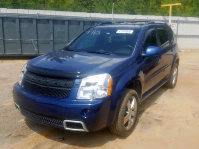 2CNDL937486342913 - 2008 CHEVROLET EQUINOX SP BLUE photo 2