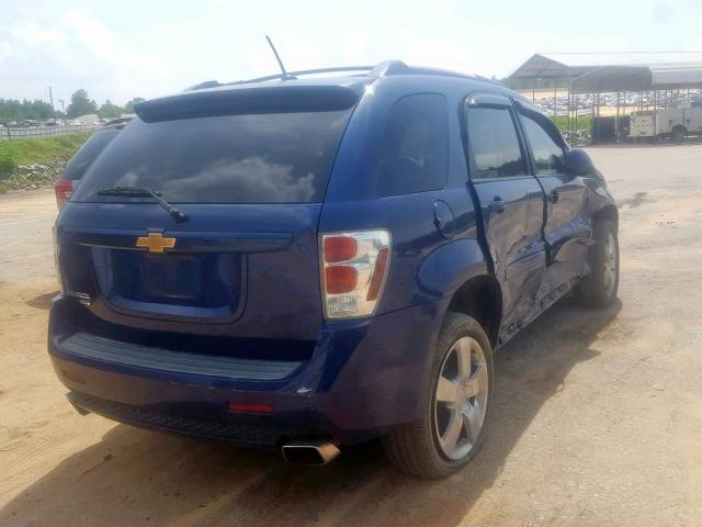 2CNDL937486342913 - 2008 CHEVROLET EQUINOX SP BLUE photo 4