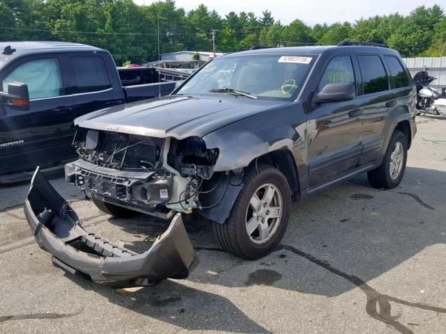 1J4GR48K06C107701 - 2006 JEEP GRAND CHER GRAY photo 2