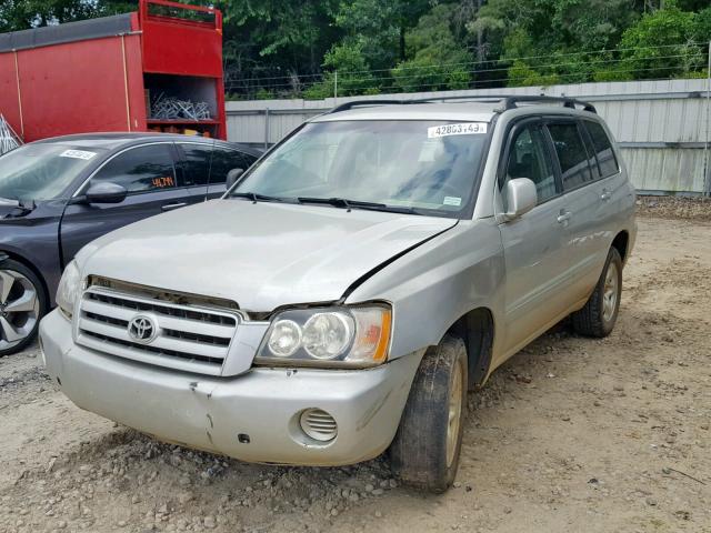 JTEGD21A430072163 - 2003 TOYOTA HIGHLANDER SILVER photo 2