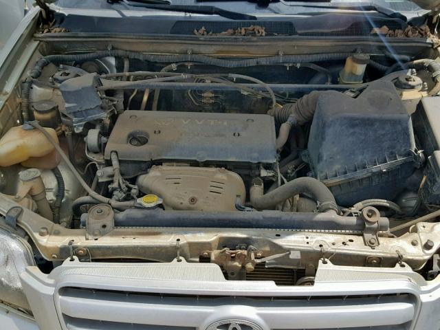 JTEGD21A430072163 - 2003 TOYOTA HIGHLANDER SILVER photo 7