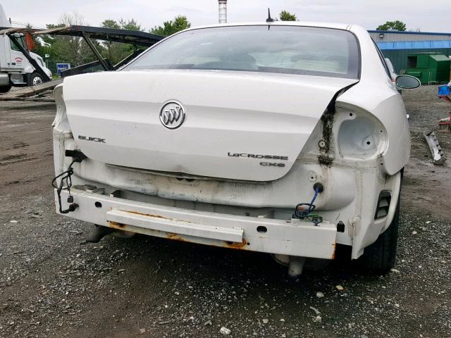 2G4WE587X61126028 - 2006 BUICK LACROSSE C WHITE photo 9