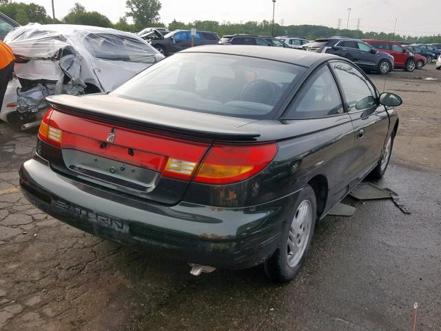 1G8ZH1277XZ201202 - 1999 SATURN SC2 GREEN photo 4