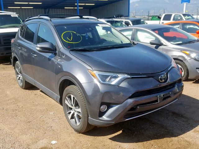 JTMRFREV8JJ178331 - 2018 TOYOTA RAV4 ADVEN GRAY photo 1