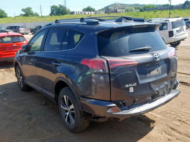 JTMRFREV8JJ178331 - 2018 TOYOTA RAV4 ADVEN GRAY photo 3