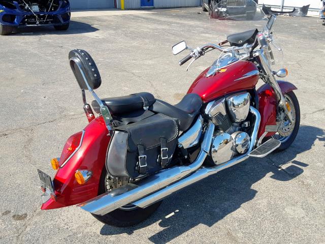 1HFSC52065A210071 - 2005 HONDA VT1300 S RED photo 4