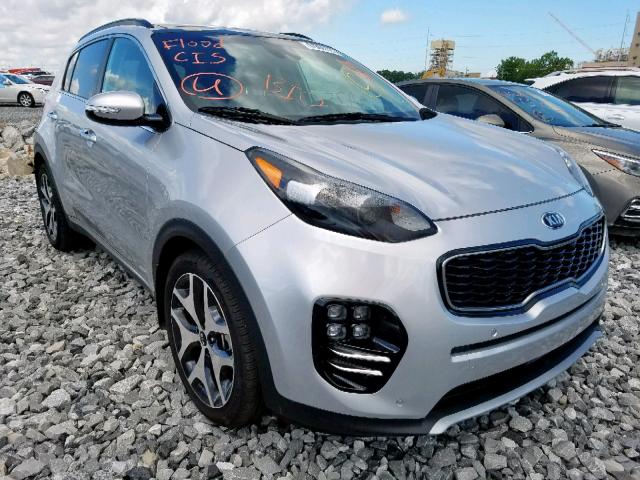 KNDPR3A68J7373014 - 2018 KIA SPORTAGE S SILVER photo 1