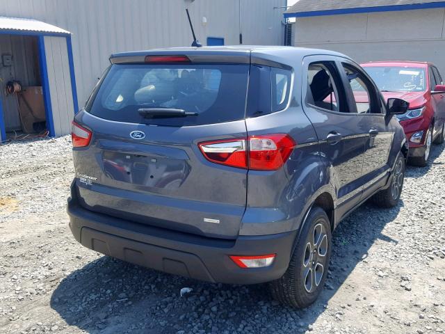 MAJ3P1RE3JC242705 - 2018 FORD ECOSPORT S GRAY photo 4