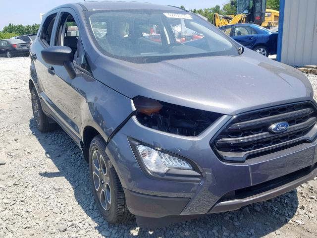 MAJ3P1RE3JC242705 - 2018 FORD ECOSPORT S GRAY photo 9