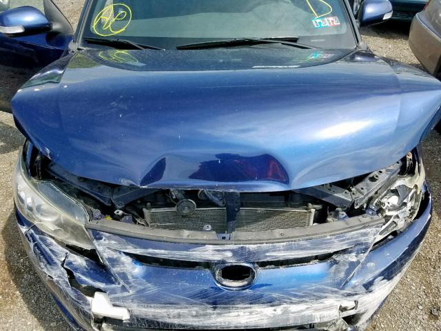 JTKJF5C76B3004332 - 2011 TOYOTA SCION TC 蓝色 照片 7