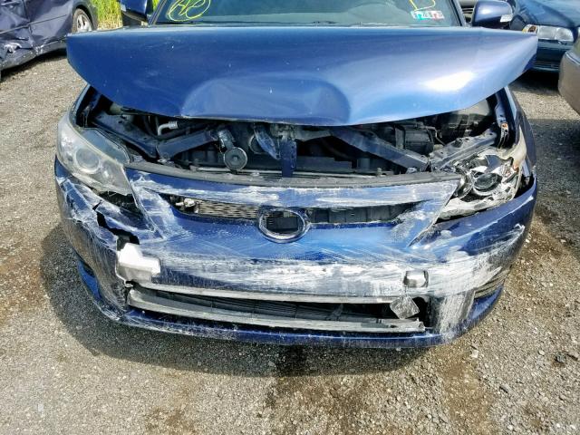 JTKJF5C76B3004332 - 2011 TOYOTA SCION TC 蓝色 照片 9