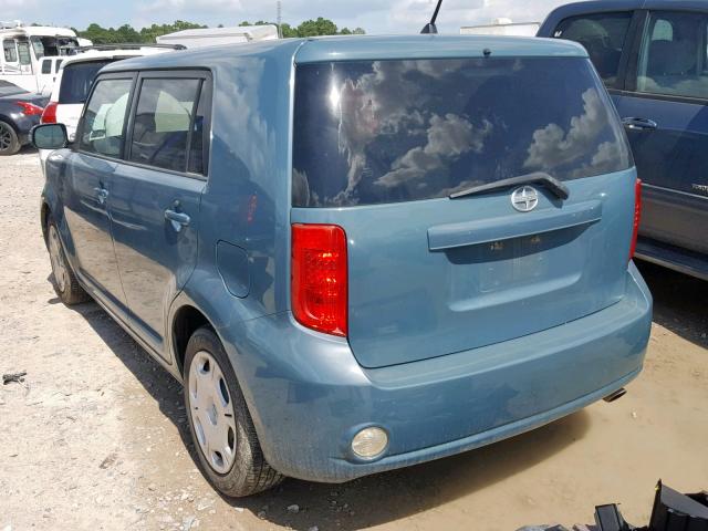 JTLKE50E081005308 - 2008 TOYOTA SCION XB 蓝色 照片 3