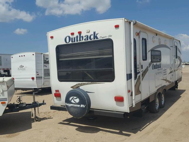 4YDT26825AB450245 - 2010 KEYSTONE OUTBACK WHITE photo 4