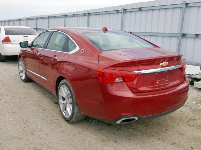 2G1155S35E9149956 - 2014 CHEVROLET IMPALA LTZ RED photo 3