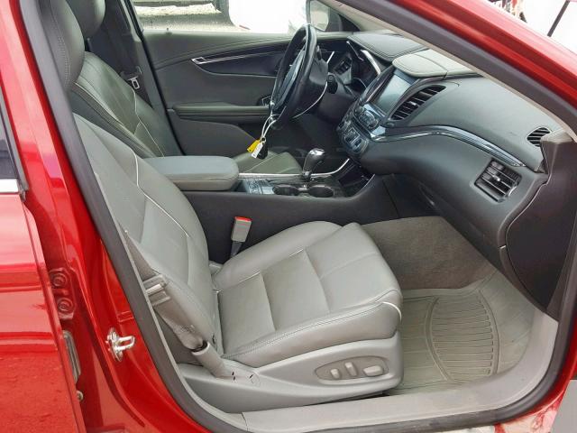 2G1155S35E9149956 - 2014 CHEVROLET IMPALA LTZ RED photo 5