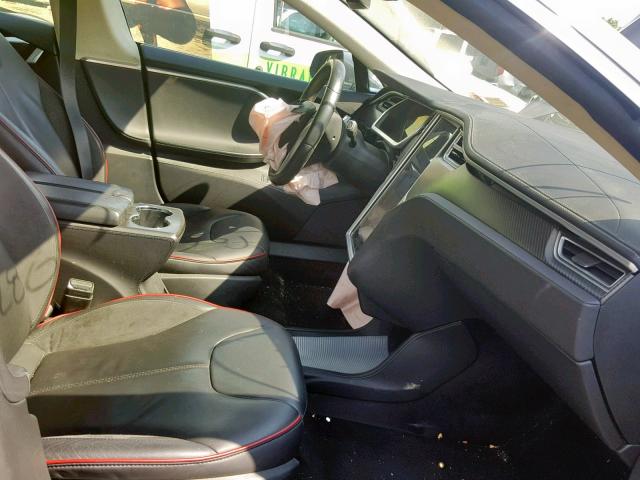 5YJSA1CN3DFP26493 - 2013 TESLA MODEL S رمادي صورة 5