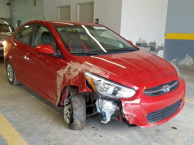 KMHCT4AE7GU943670 - 2016 HYUNDAI ACCENT SE RED photo 1