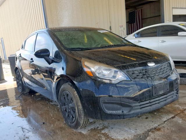 KNADM4A33D6274573 - 2013 KIA RIO LX BLACK photo 1