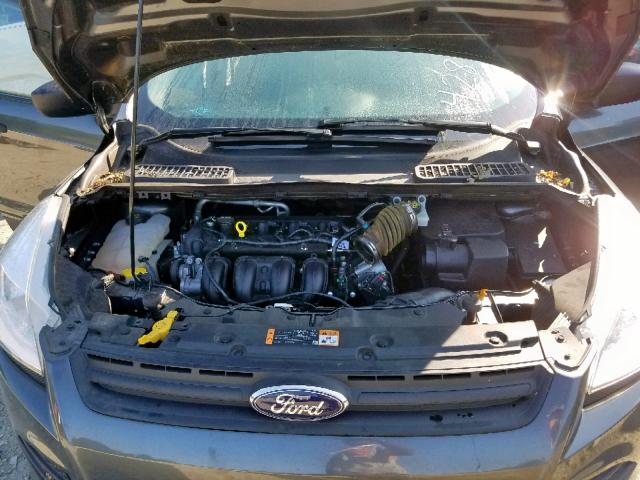 1FMCU0F7XFUA22719 - 2015 FORD ESCAPE S BLUE photo 7