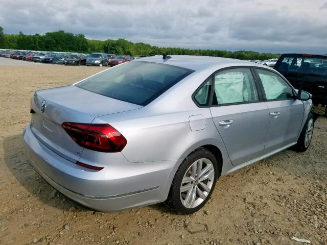 1VWLA7A30KC006181 - 2019 VOLKSWAGEN PASSAT WOL SILVER photo 4