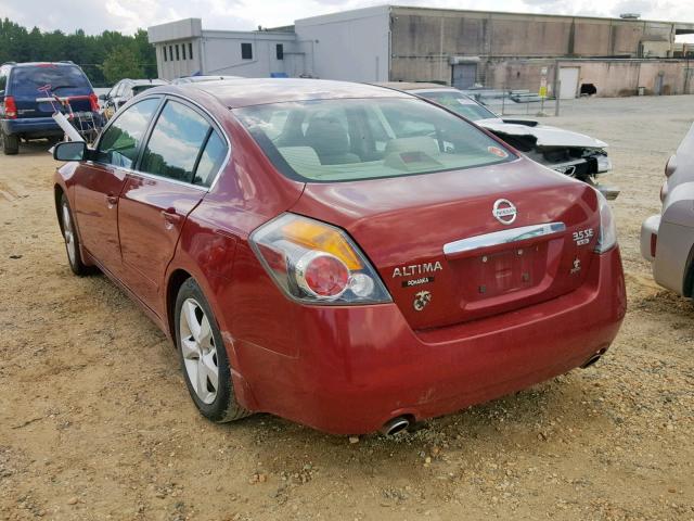 1N4BL21E47C224702 - 2007 NISSAN ALTIMA 3.5 RED photo 3