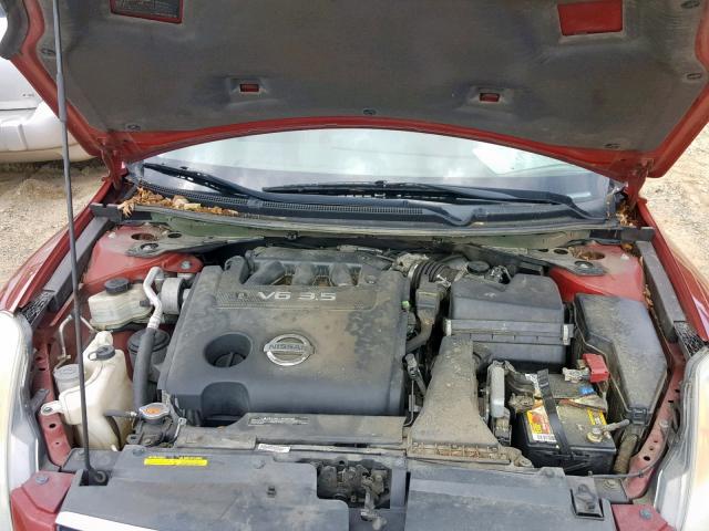 1N4BL21E47C224702 - 2007 NISSAN ALTIMA 3.5 RED photo 7