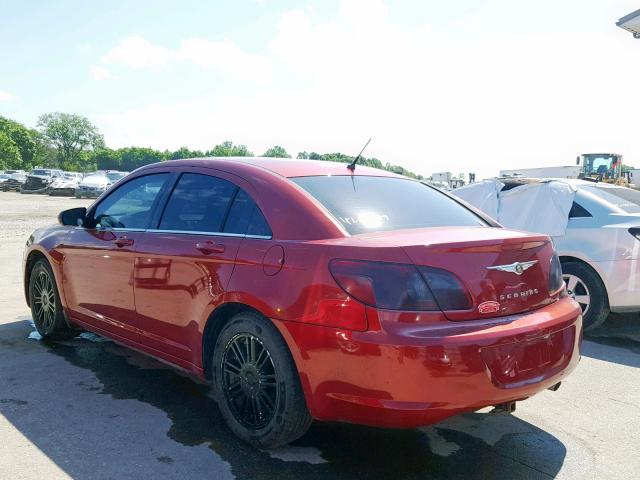 1C3LC56R07N505674 - 2007 CHRYSLER SEBRING TO RED photo 3