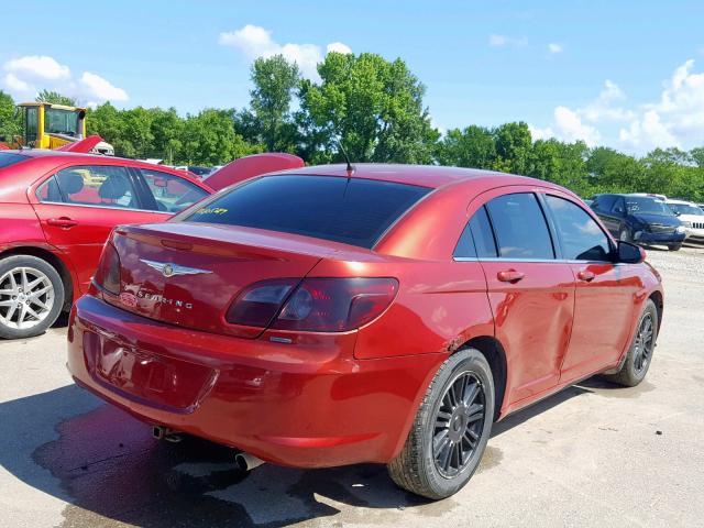 1C3LC56R07N505674 - 2007 CHRYSLER SEBRING TO RED photo 4