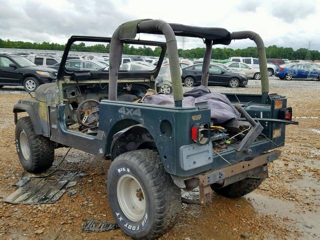 J9F93AH817833 - 1979 JEEP CJ GREEN photo 3