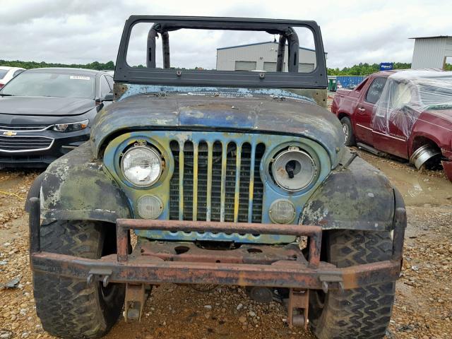 J9F93AH817833 - 1979 JEEP CJ GREEN photo 9