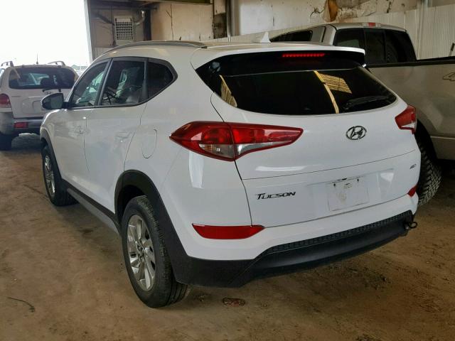 KM8J3CA49JU694577 - 2018 HYUNDAI TUCSON SEL WHITE photo 3