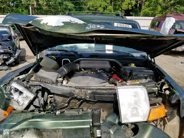 1J8HG48K37C546109 - 2007 JEEP COMMANDER 绿色 照片 7